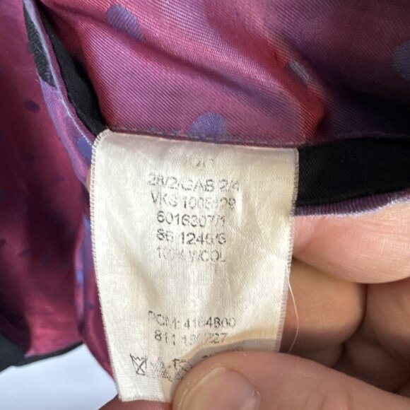 Gabucci Vitale Barberis Canonico Super 110’s Charcoal Pinstripe Blazer Men’s 46 - Picture 9 of 9